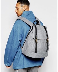 grauer Nylon Rucksack von Asos