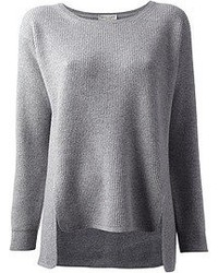 grauer Oversize Pullover von Bruno Manetti
