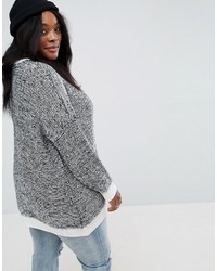 grauer Oversize Pullover von Asos