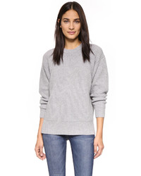 grauer Oversize Pullover von Demy Lee