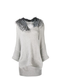grauer Oversize Pullover von Fabiana Filippi
