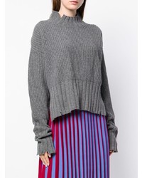 grauer Oversize Pullover von MSGM