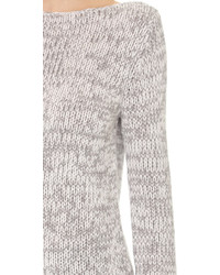 grauer Oversize Pullover von Club Monaco