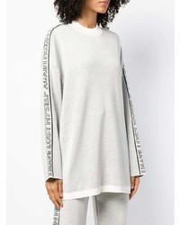 grauer Oversize Pullover von MSGM