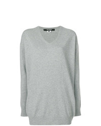 grauer Oversize Pullover von Junya Watanabe