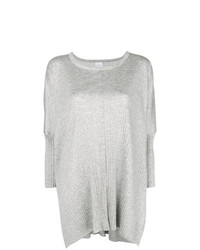 grauer Oversize Pullover von Max Mara