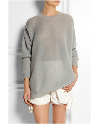 grauer Oversize Pullover von Chloé