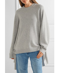 grauer Oversize Pullover von Tibi