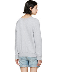 grauer Paillettenpullover von Ashish