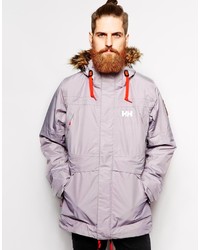 grauer Parka von Helly Hansen