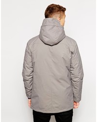 grauer Parka