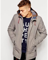 grauer Parka