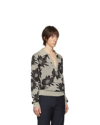 grauer Polo Pullover von Dries Van Noten