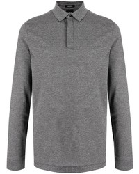 grauer Polo Pullover von BOSS