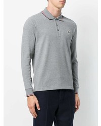 grauer Polo Pullover von Moncler