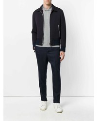 grauer Polo Pullover von Moncler