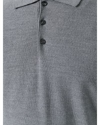 grauer Polo Pullover