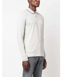 grauer Polo Pullover von BOSS