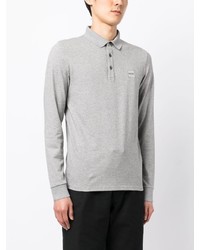 grauer Polo Pullover von BOSS