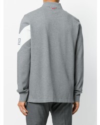 grauer Polo Pullover von Moncler