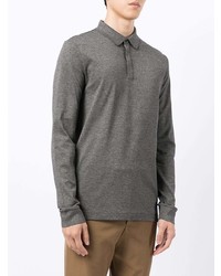 grauer Polo Pullover von BOSS