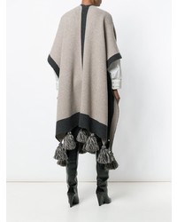 grauer Poncho von Alanui