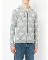 grauer Pullover mit einem Kapuze mit Sternenmuster von GUILD PRIME
