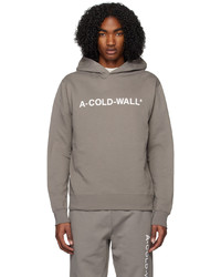 grauer Pullover mit einem Kapuze von A-Cold-Wall*