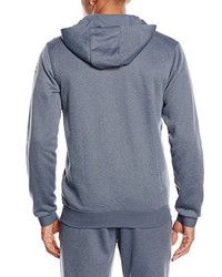 grauer Pullover mit einem Kapuze von adidas