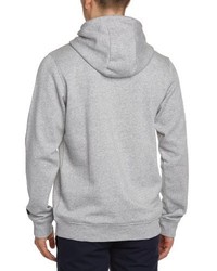 grauer Pullover mit einem Kapuze von adidas