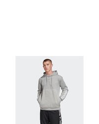 grauer Pullover mit einem Kapuze von adidas Originals