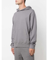 grauer Pullover mit einem Kapuze von AG Jeans