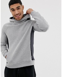 grauer Pullover mit einem Kapuze von ASOS DESIGN