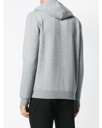 grauer Pullover mit einem Kapuze von Emporio Armani