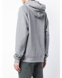 grauer Pullover mit einem Kapuze von John Elliott