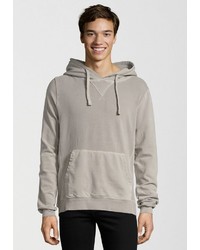 grauer Pullover mit einem Kapuze von Better Rich