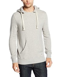 grauer Pullover mit einem Kapuze von Blaumax