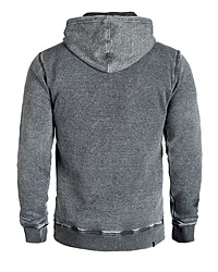 grauer Pullover mit einem Kapuze von BLEND