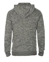 grauer Pullover mit einem Kapuze von BLEND