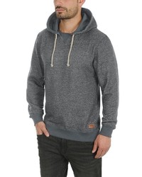 grauer Pullover mit einem Kapuze von BLEND