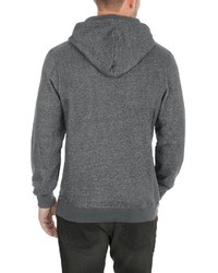 grauer Pullover mit einem Kapuze von BLEND