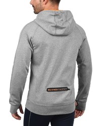 grauer Pullover mit einem Kapuze von BLEND ATHLETICS