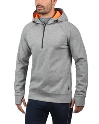 grauer Pullover mit einem Kapuze von BLEND ATHLETICS