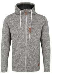 grauer Pullover mit einem Kapuze von BLEND