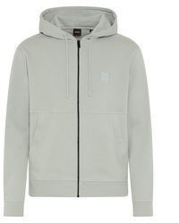 grauer Pullover mit einem Kapuze von Boss Orange