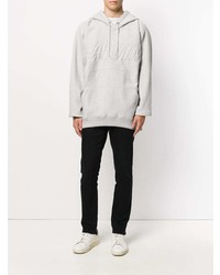grauer Pullover mit einem Kapuze von Calvin Klein Jeans