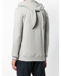 grauer Pullover mit einem Kapuze von Comme Des Garçons Shirt Boys