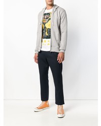 grauer Pullover mit einem Kapuze von Comme Des Garçons Shirt Boys