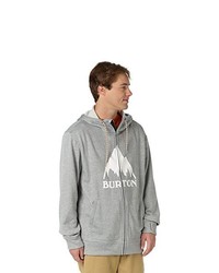 grauer Pullover mit einem Kapuze von Burton