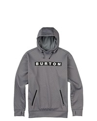 grauer Pullover mit einem Kapuze von Burton
